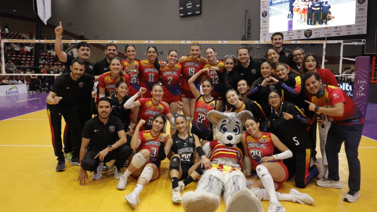 ¡9 de 9! Coronelas doma a Guerreras y mantiene el paso perfecto 🏐🔥